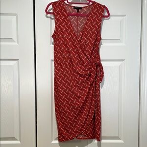 Banana Republic Womens Faux Wrap Dress Size PM Artsy Career Preppy Feminine‎ Y2K